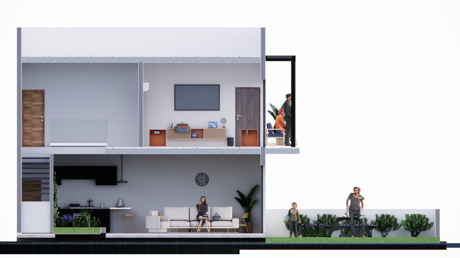 Corte Cocina / Comedor