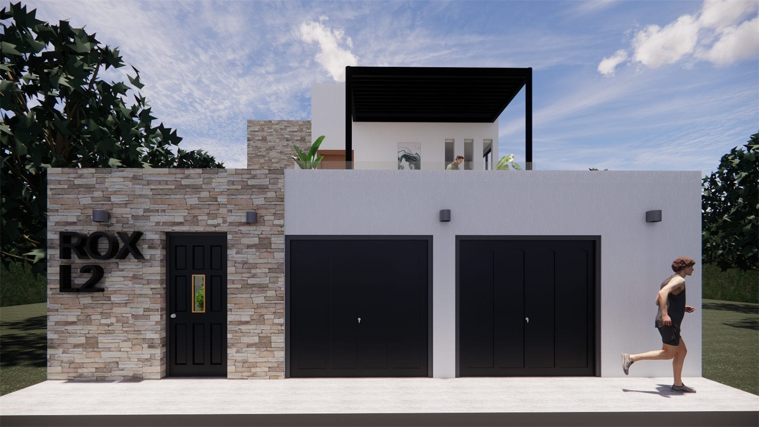 Render de fachada