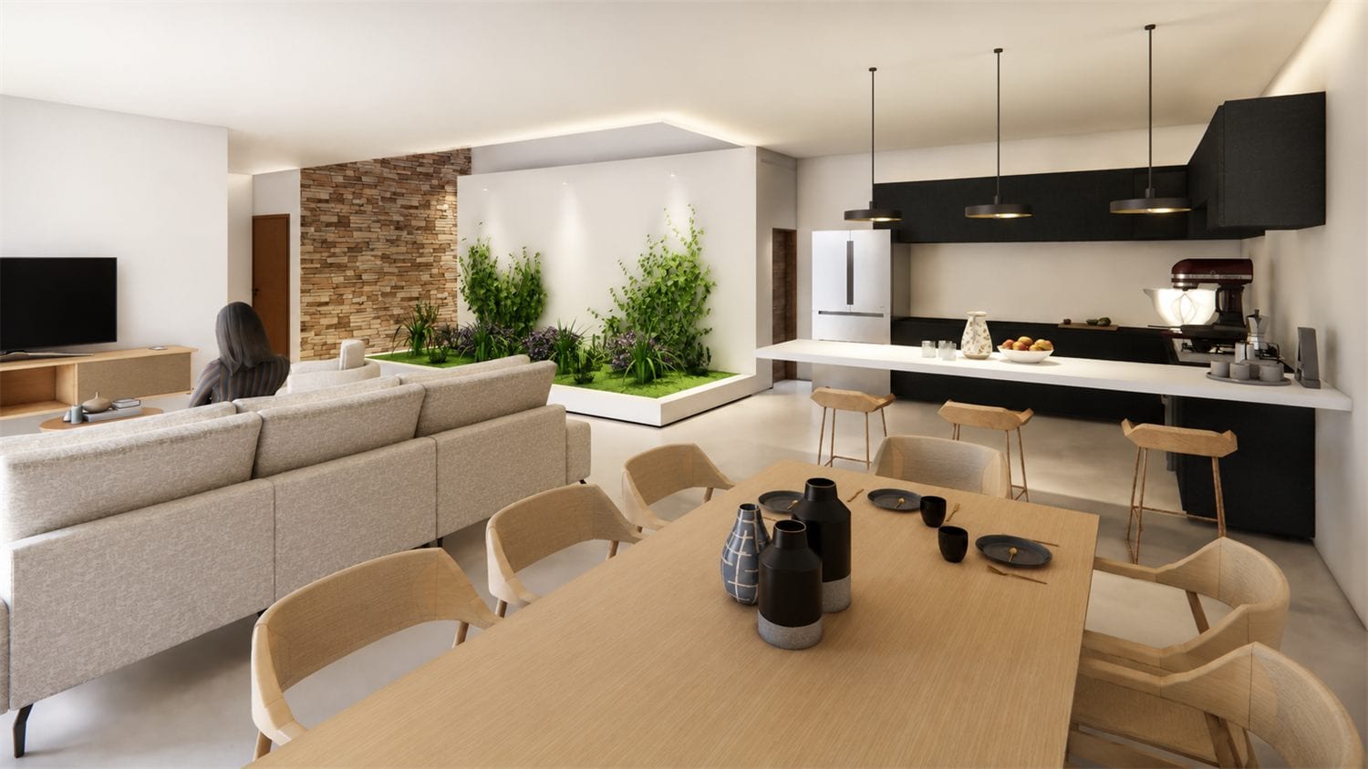 Interior — sala comedor